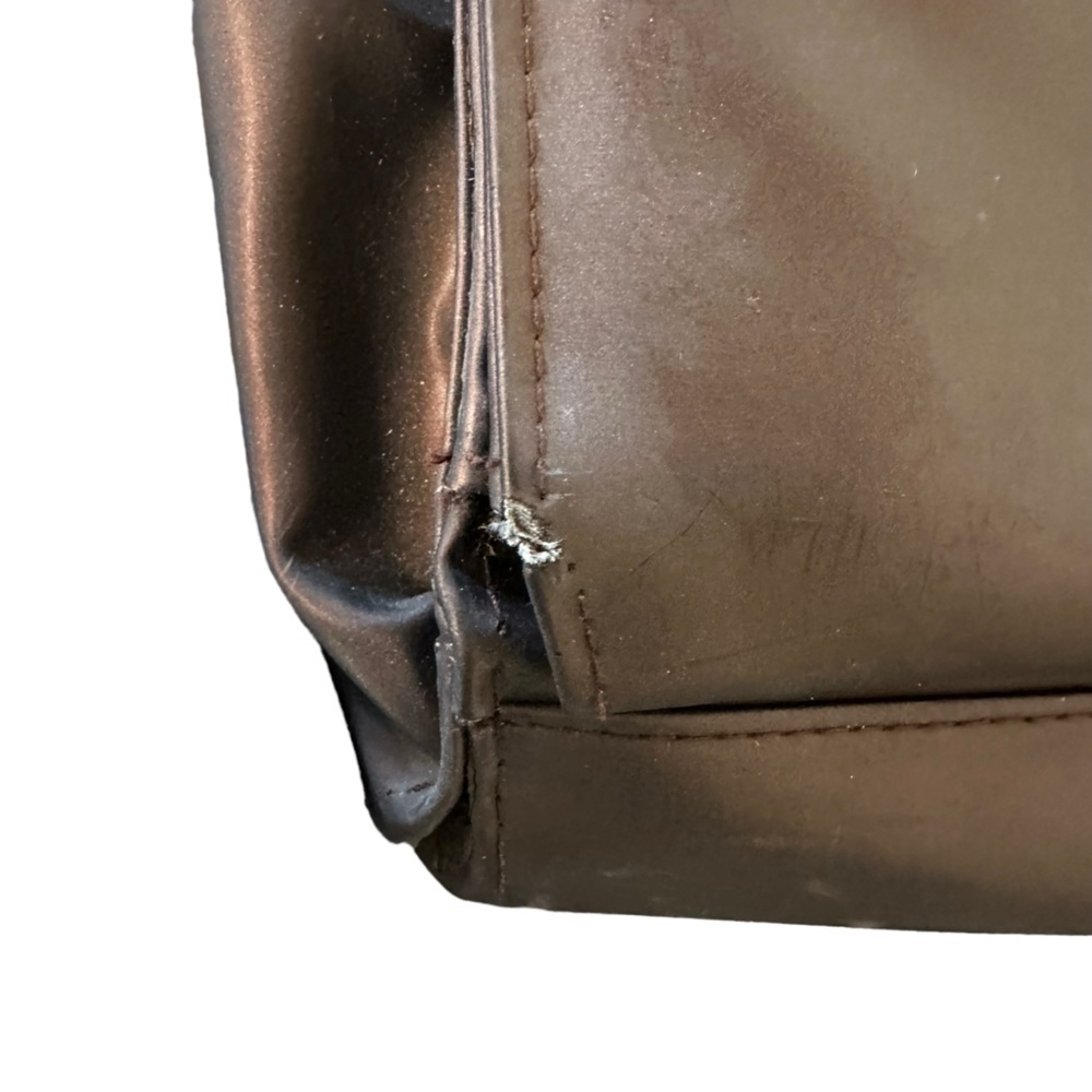Chocolate Brown tote can be use as diaper bag or lap top bag - Picture 3 of 7